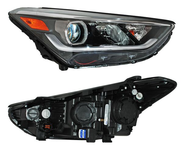 Faro para Hyundai Santa Fe 2017, 2018, 2019 - Derecho