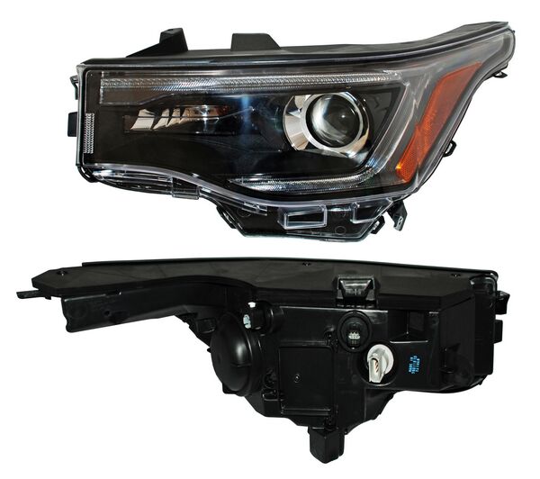 Faro para GMC Acadia 2017, 2018, 2019 - Fondo Negro - Izquierdo