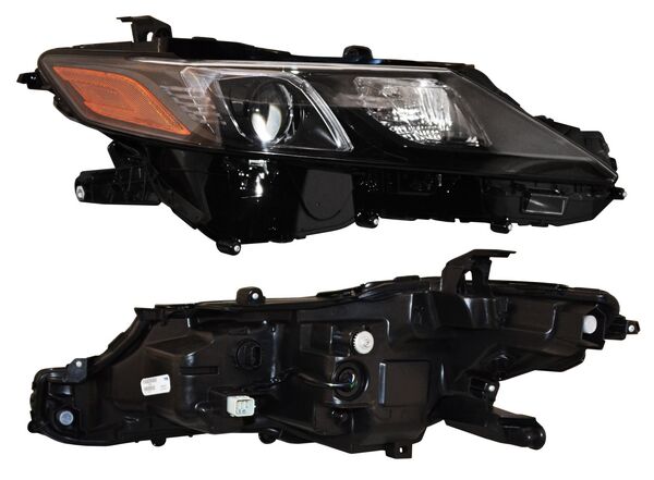 Faro para Toyota Camry 2021-2022 SE Filo Negro LEDS - Derecho