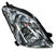 Faro para Suzuki Swift 2007, 2008, 2009, 2010, 2011 - Fondo Cromado - Derecho