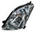 Faro para Suzuki Swift 2007, 2008, 2009, 2010, 2011 - Fondo Cromado Izquierdo