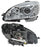 Faro para Mercedes Benz Clase C 2008, 2009, 2010, 2011 - Para Xenon - Izquierdo