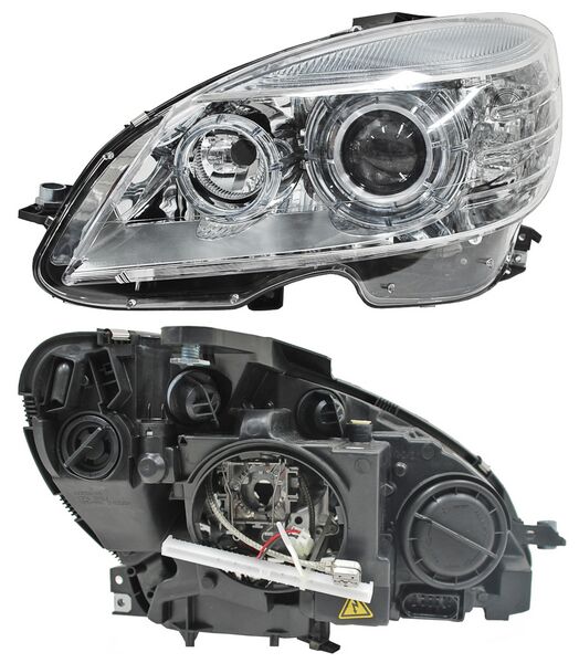 Faro para Mercedes Benz Clase C 2008, 2009, 2010, 2011 - Para Xenon - Izquierdo