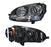 Faro para Volkswagen Bora GLI, GTI 2006, 2007, 2008, 2009, 2010 Para Xenon Fondo Negro, Izquierdo