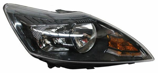 Faro para Ford Focus 2009, 2010, 2011 Fondo Negro, Derecho