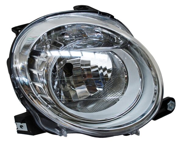 Faro para Fiat 500 2009, 2010, 2011, 2012, 2013, 2014, 2015 Superior, Derecho