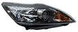 Faro para Ford Focus 2009, 2010, 2011 Fondo Negro Con Lupa, Derecho