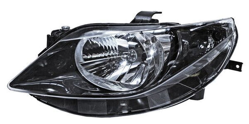 Faro para Seat Ibiza 2010, 2011, 2012 Un As Fondo Negro, Izquierdo
