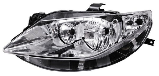 Faro para Seat Ibiza 2010, 2011, 2012 Doble As Fondo Cromado Izquierdo