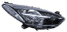 Faro para Mazda 2, Mazda2 2012, 2013, 2014, 2015 & USA 2011, 2012, 2013, 2014 - Fondo Negro, Sin Motor - Derecho