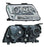 Faro para Suzuki Grand Vitara 2009, 2010, 2011, 2012, 2013, 2014, 2015 Cuarto Blanco Fondo Negro Derecho