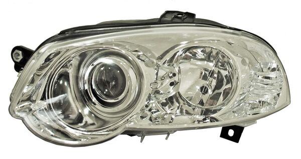 Faro para Ram 2015, 2016, 2017, 2018, 2019, 2020 & Fiat Palio/ Strada 2008, 2009, 2010, 2011, 2012, 2013, 2014 & Albea 2009, 2010, 2011 Fondo Cromado Izquierdo