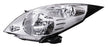 Faro para Chevrolet Spark 2011, 2012 - Fondo Cromado Izquierdo