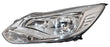 Faro para Ford Focus 2014, 2015 - Electricorico Con Motor, Fondo Cromado Cuarto Blanco Izquierdo