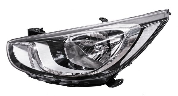 Faro para Dodge Attitude 2012, 2013, 2014 - Con Motor, 8 Pines - Izquierdo