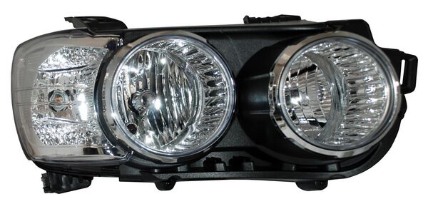 Faro para Chevrolet Sonic 2012, 2013, 2014, 2015, 2016 Ltz Con Aros Cromados sin Reflejante - Derecho
