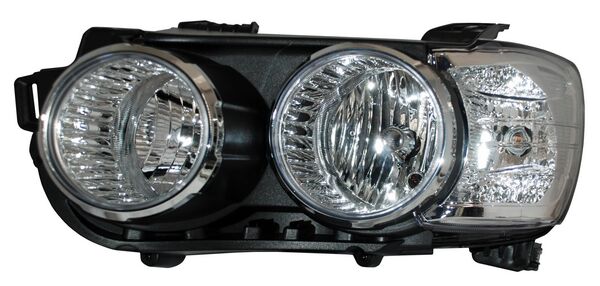 Faro para Chevrolet Sonic 2012, 2013, 2014, 2015, 2016 Ltz Con Aros Cromados sin Reflejante - Izquierdo