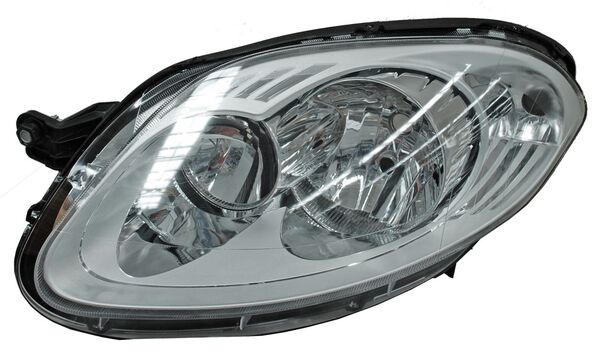 Faro para Fiat Palio 2013, 2014, 2015, 2016 - Fondo Cromado - Izquierdo