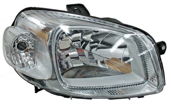 Faro para Fiat Uno 2011, 2012, 2013, 2014 & Promaster Rd 2017, 2018, 2019, 2020 - Fondo Cromado - Derecho