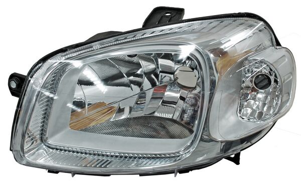 Faro para Fiat Uno 2011, 2012, 2013, 2014 & Promaster Rd 2017, 2018, 2019, 2020 - Fondo Cromado Izquierdo