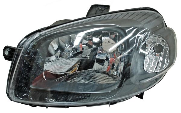 Faro para Fiat Uno 2013, 2014 & Promaster Rd 2017, 2018, 2019, 2020 - Fondo Negro, Izquierdo