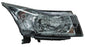 Faro para Chevrolet Cruze 2010, 2011, 2012 - Filo Negro, Derecho
