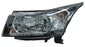 Faro para Chevrolet Cruze 2010, 2011, 2012 - Filo Negro, Izquierdo