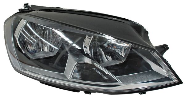 Faro para Volkswagen Golf 2016, 2017 - Electrico Con Motor, Reflejante Blanco, Derecho