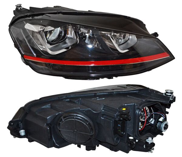 Faro para Volkswagen Golf 2015, 2016 - GTI, Electrico Con Motor, Derecho