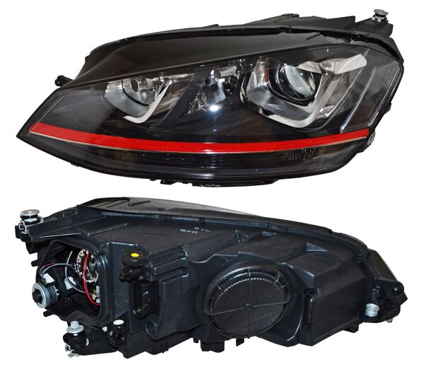 Faro para Volkswagen Golf 2015, 2016 - GTI, Electrico Con Motor, Izquierdo