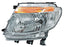 Faro para Ford Ranger 2013, 2014, 2015, 2016 - Fondo Cromado Sin Motor Izquierdo