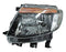 Faro para Ford Ranger 2013, 2014, 2015, 2016 - Fondo Negro, Izquierdo