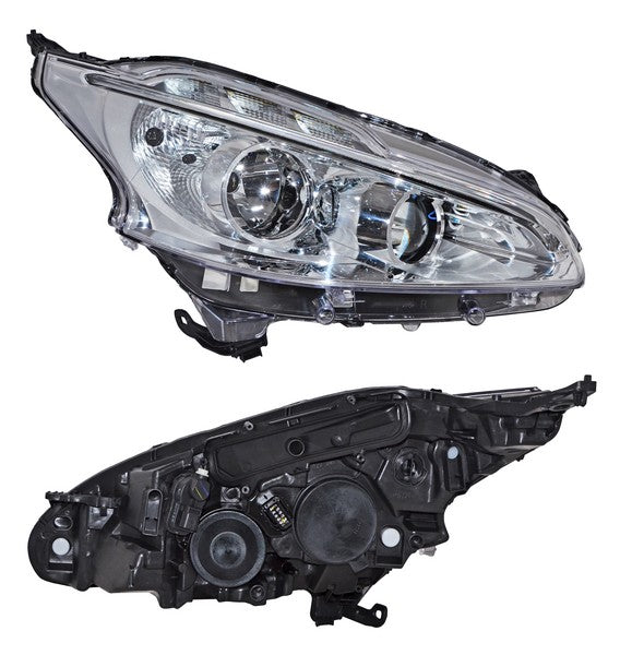Faro para Peugeot 208 2013, 2014, 2015, 2016 - LEDS Derecho