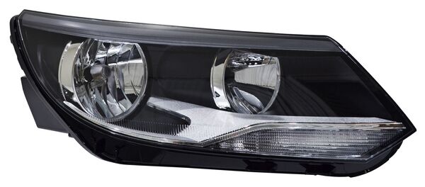 Faro para Volkswagen Tiguan 2012, 2013, 2014, 2015, 2016, 2017 - Electrico Con Motor, Derecho
