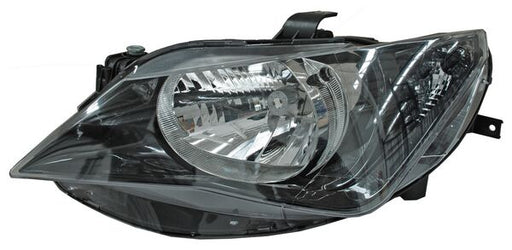 Faro para Seat Ibiza 2013, 2014, 2015, 2016, 2017 Un As Fondo Negro Con Motor, Izquierdo