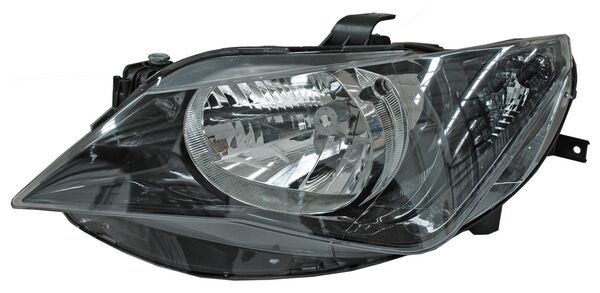 Faro para Seat Ibiza 2013, 2014, 2015, 2016, 2017 Un As Fondo Negro Con Motor, Izquierdo