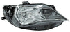Faro para Seat Ibiza 2013, 2014, 2015, 2016, 2017 Doble As Fondo Cromado Con Motor, Derecho