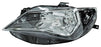 Faro para Seat Ibiza 2013, 2014, 2015, 2016, 2017 Doble As Fondo Cromado Con Motor, Izquierdo