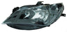 Faro para Seat Ibiza 2013, 2014, 2015, 2016, 2017 Doble As Fondo Negro Con Motor, Izquierdo