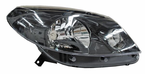 Faro para Renault Stepway 2012, 2013, 2014, 2015 - Fondo Negro, Derecho
