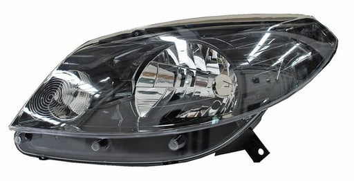 Faro para Renault Stepway 2012, 2013, 2014, 2015 - Fondo Negro, Izquierdo