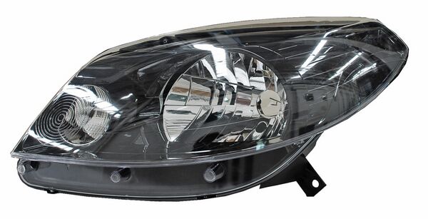 Faro para Renault Stepway 2012, 2013, 2014, 2015 - Fondo Negro, Izquierdo