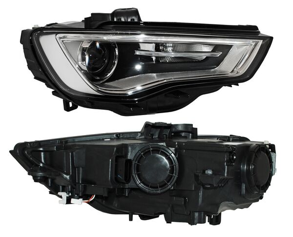 Faro para Audi A3 2013, 2014, 2015, 2016 - Electrico Con Motor, LEDS - Derecho