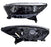 Faro para Renault Captur 2018, 2019, 2020, 2021, 2022 - Fondo Negro Filo Cromado Con Motor, Izquierdo