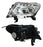Faro para Camioneta para Nissan NP300 & para Nissan Frontier 2016, 2017, 2018, 2019, 2020 - Fondo Cromado, LEDS - Izquierdo