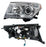 Faro para Toyota Land Cruiser 2013, 2014, 2015, 2016 - Para Xenon, LEDS, Electrico con Motor, Izquierdo