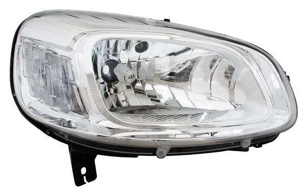 Faro para Fiat Uno 2015, 2016, 2017, 2018, 2019, 2020 - Fondo Cromado Derecho