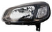 Faro para Fiat Uno 2015, 2016, 2017, 2018, 2019, 2020 & Promaster Rd 2021, 2022, 2023, 2024 - Fondo Negro Izquierdo