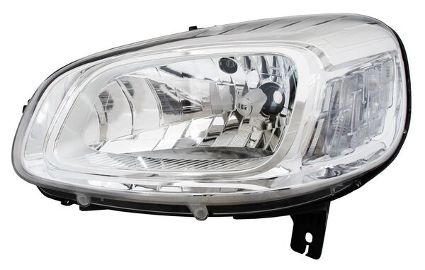 Faro para Fiat Uno 2015, 2016, 2017, 2018, 2019, 2020 - Fondo Cromado Izquierdo