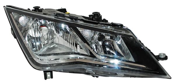 Faro para Seat Leon 2014, 2015, 2016, 2017 - Con Motor, Derecho